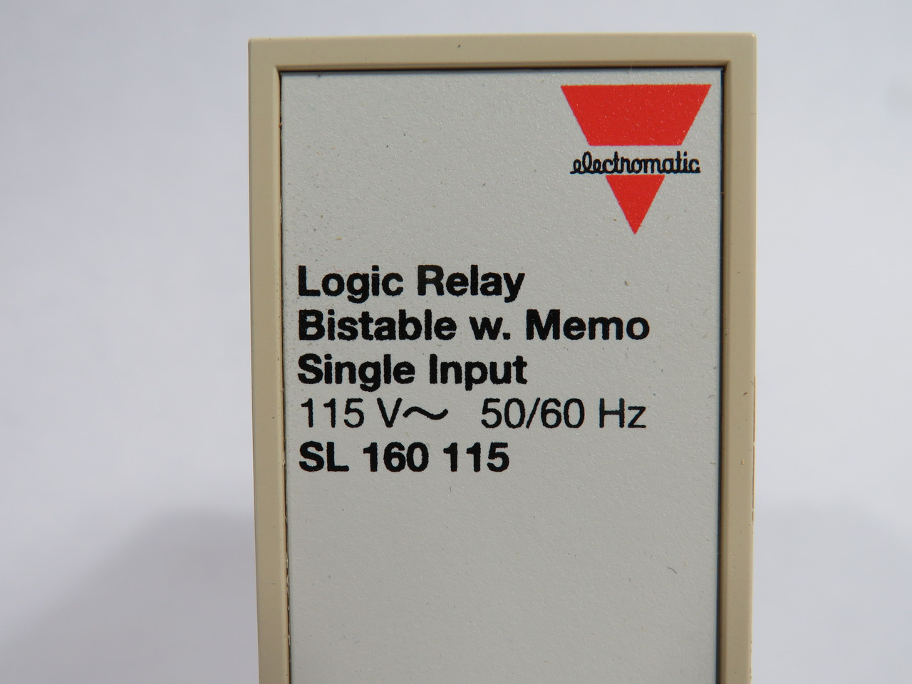 Electromatic SL160115 Bistable Logic Relay 1 Input 115V 50/60Hz 11-Pin NOP