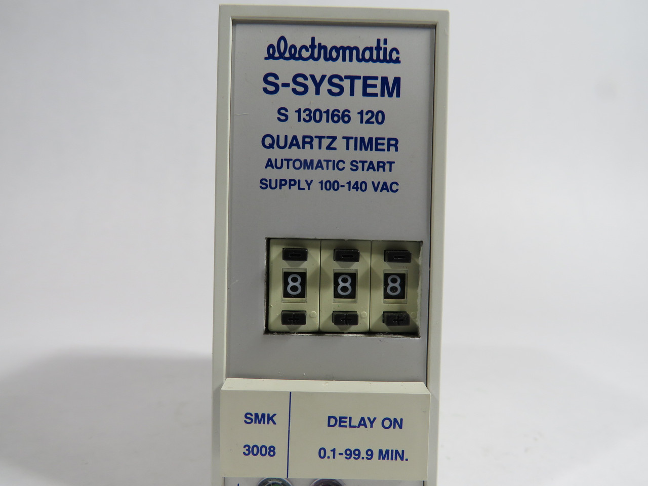 Electromatic S130166120 Quartz Timer 0.1-99.9min 100-140V *Cosmetic Dmg* USED