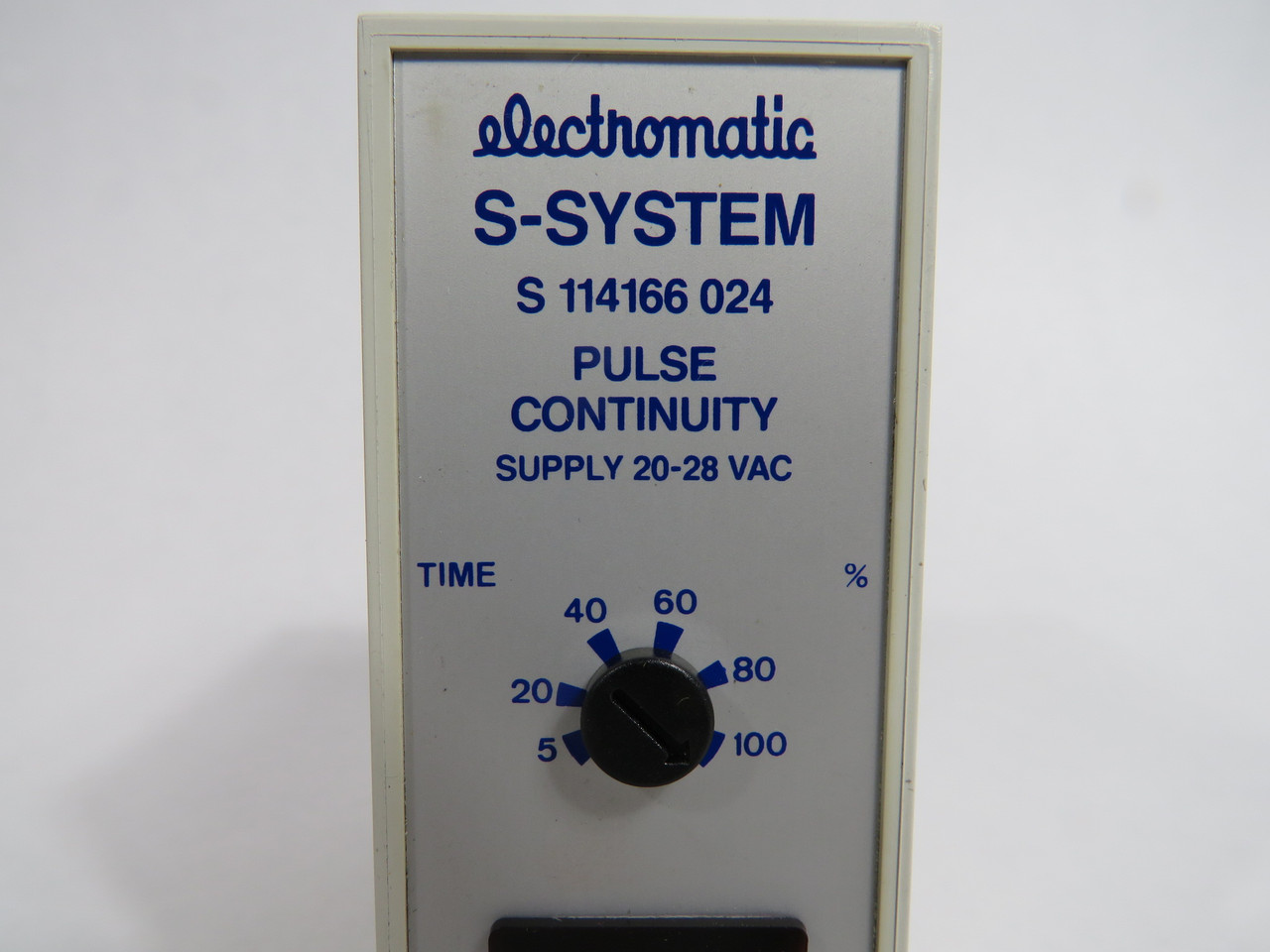 Electromatic S114166024 Pulse Continuity Relay 5-100% 20-28VAC 11-Pin NOP