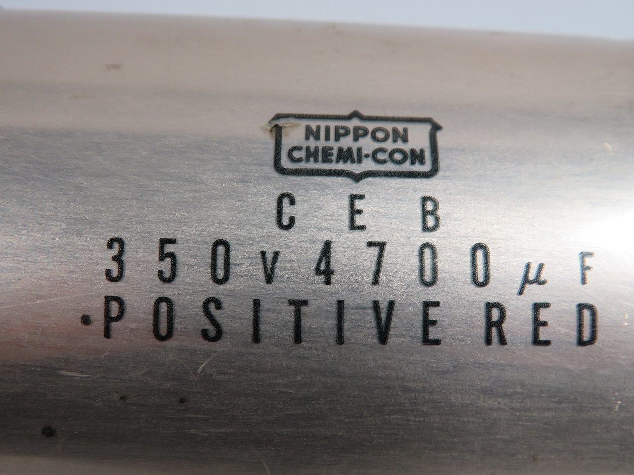 Nippon Chemi-Con CEB Screw Terminal Capacitor 4700uF 350V USED