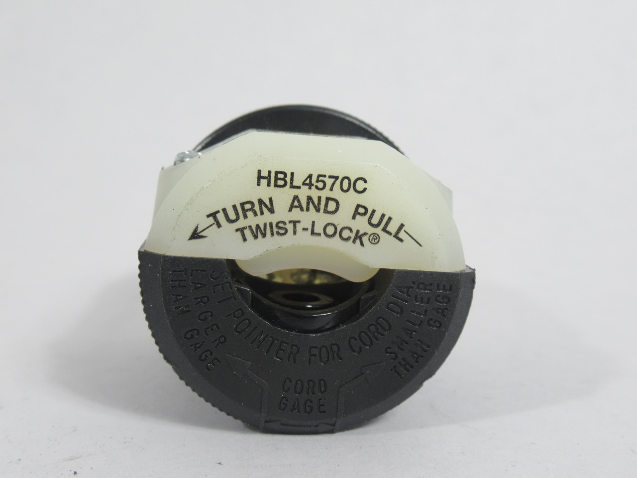 Hubbell HBL4570C Twist Lock Plug 15A 250V NOP