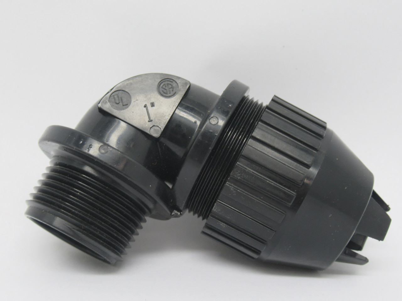 Thomas & Betts 2686 Thermoplastic Liquid Tight Connector 1" 90Deg 5-Pack NEW