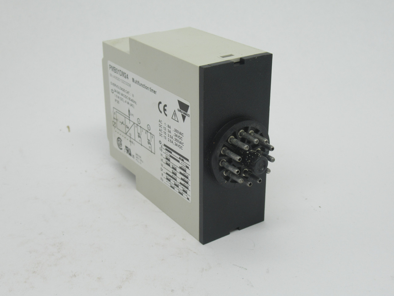 Carlo Gavazzi PMB01DM24 Multifunction Timer DPDT 24-240V AC/DC 50/60Hz NEW