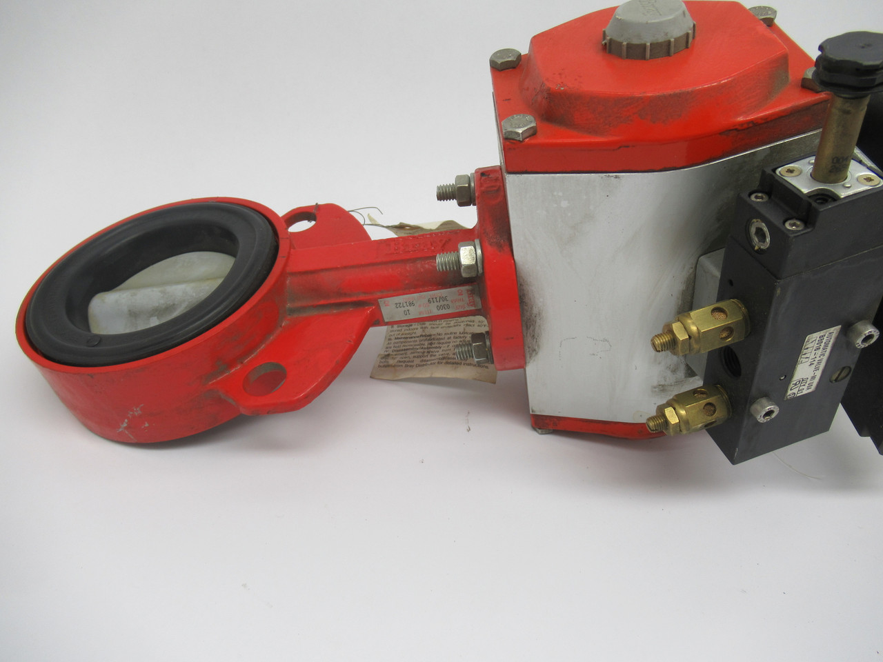 Bray 900830-21320532 Pneumatic Actuator with Moniteur Valve Transmitter USED