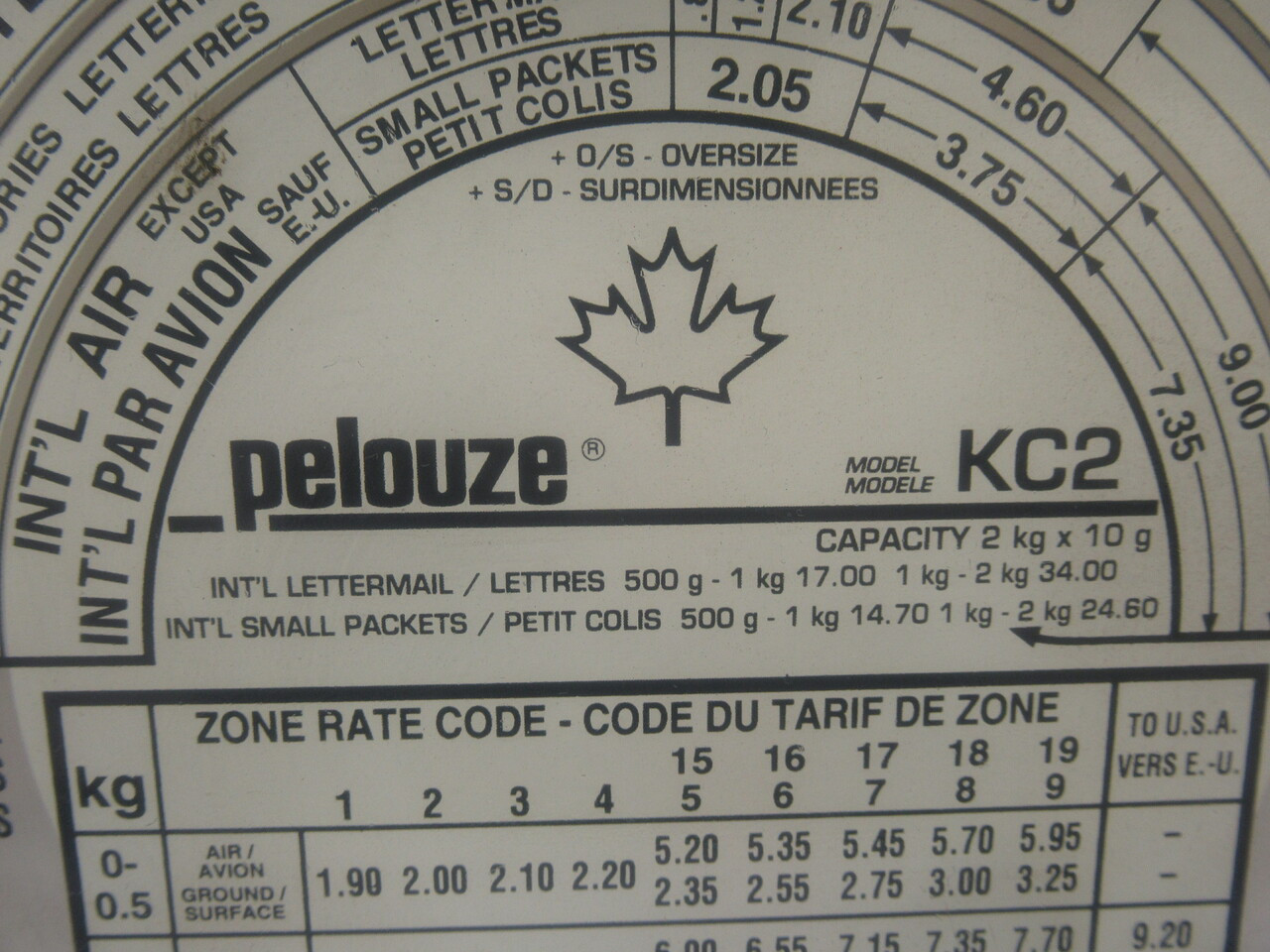 Pelouze KC2 Mechanical Scale USED