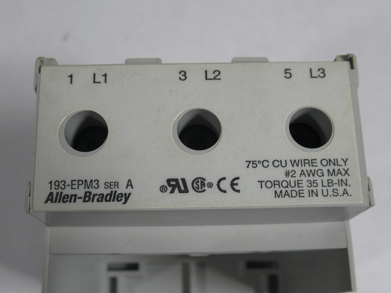 Allen-Bradley 193-EPM3 Series A DIN Rail Panel Adapter NOP