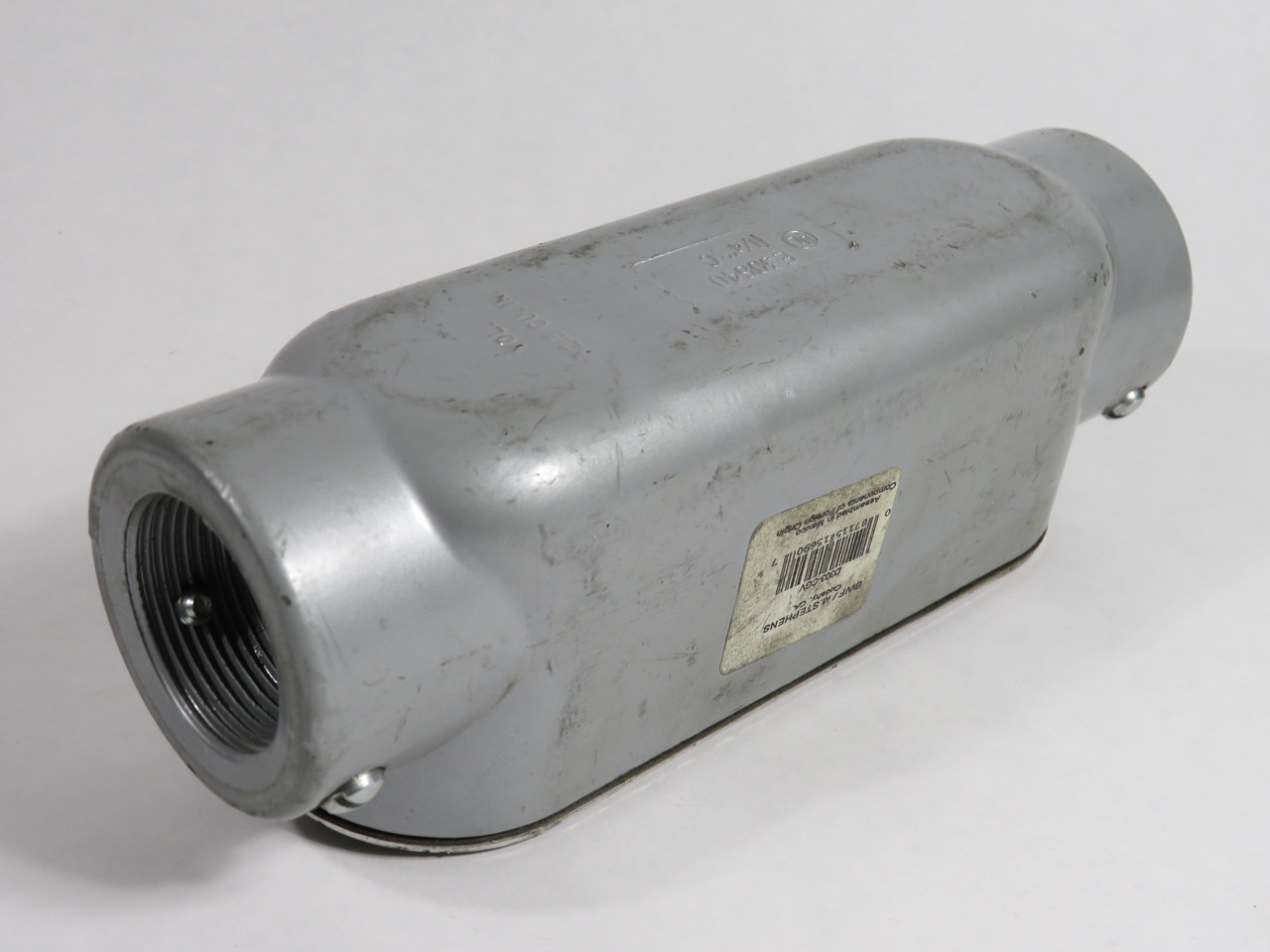 BWF/M. Stephens D303-CGV Set Screw Conduit Body 1-1/4" C-Shape USED
