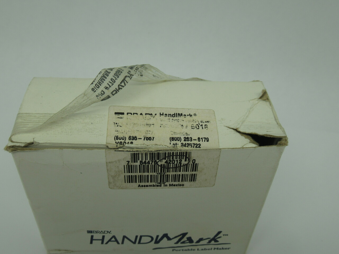 Brady 6016 Printer Ribbon White 2" Width 75 Ft *Damaged Box* NEW