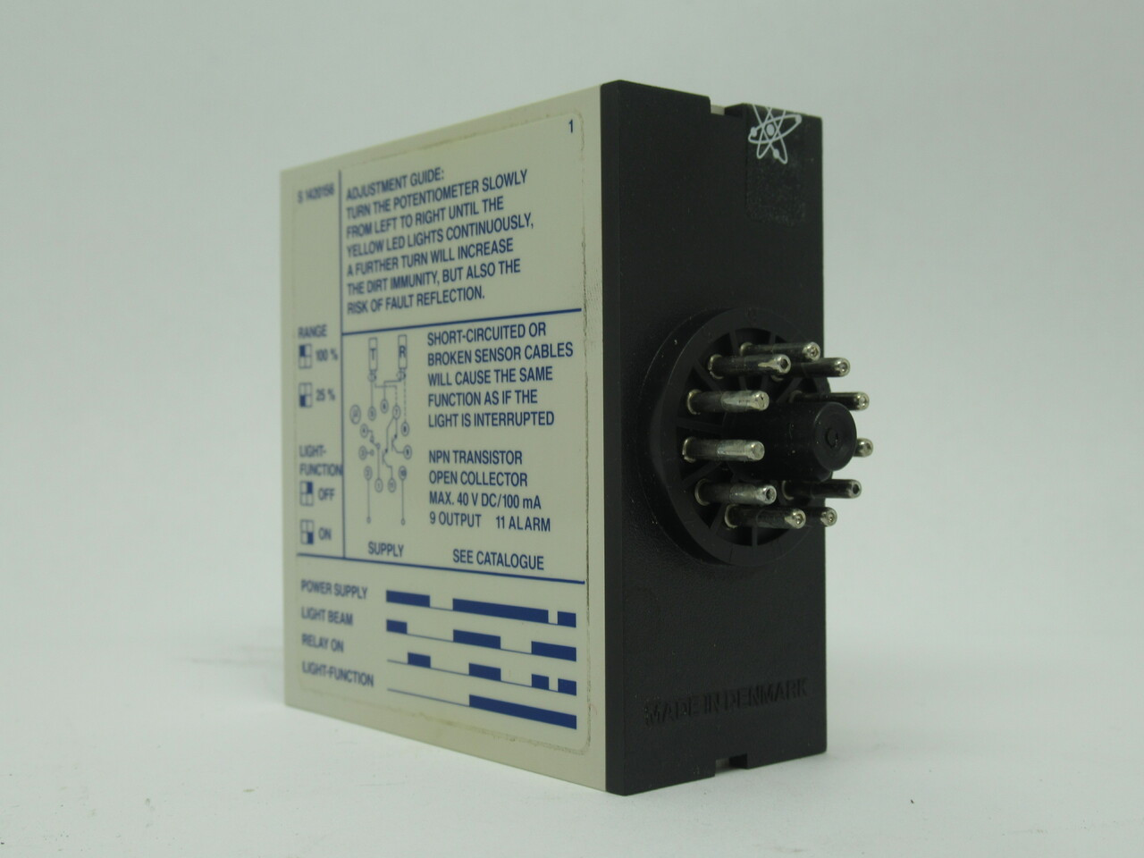 Electromatic S1420156-230 Infrared Amplifier Relay 230VAC 45-65Hz 0-10 NOP