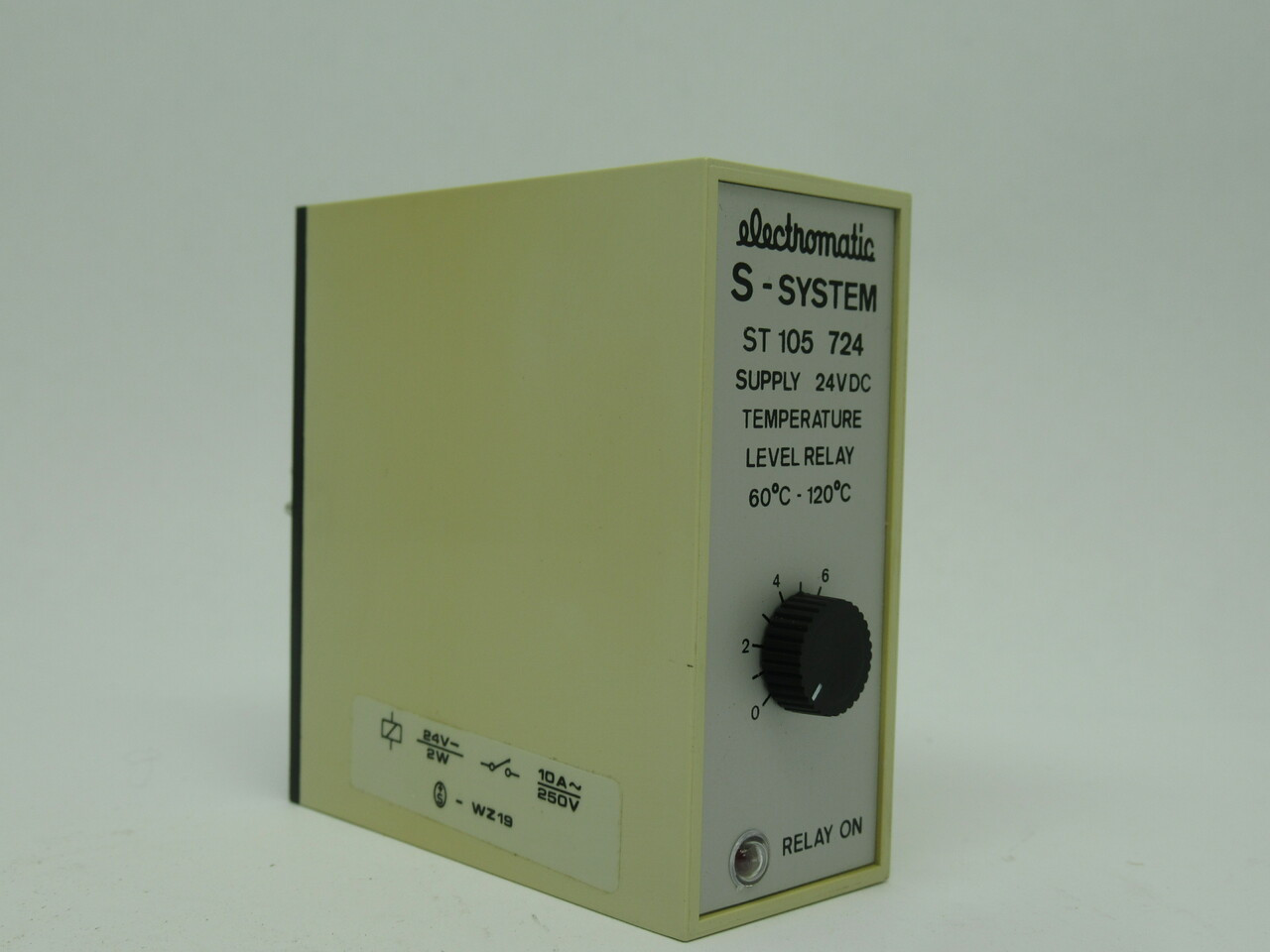 Electromatic ST105724 Temperature Level Relay 0-10 24VDC 60-120C NOP