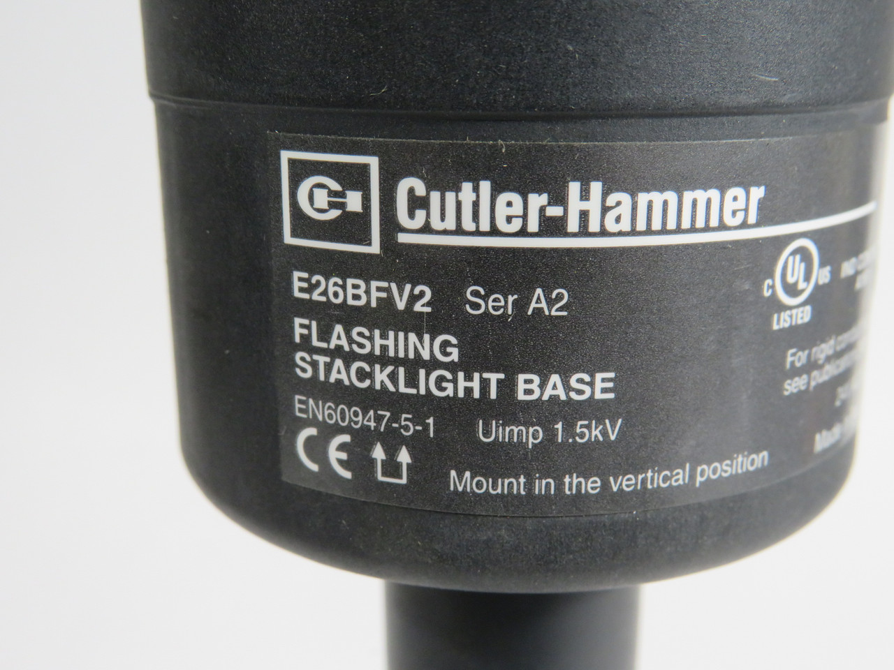 Cutler-Hammer E26X9JUF9642W-V2 Flashing Stacklight Assembly SHELF WEAR USED
