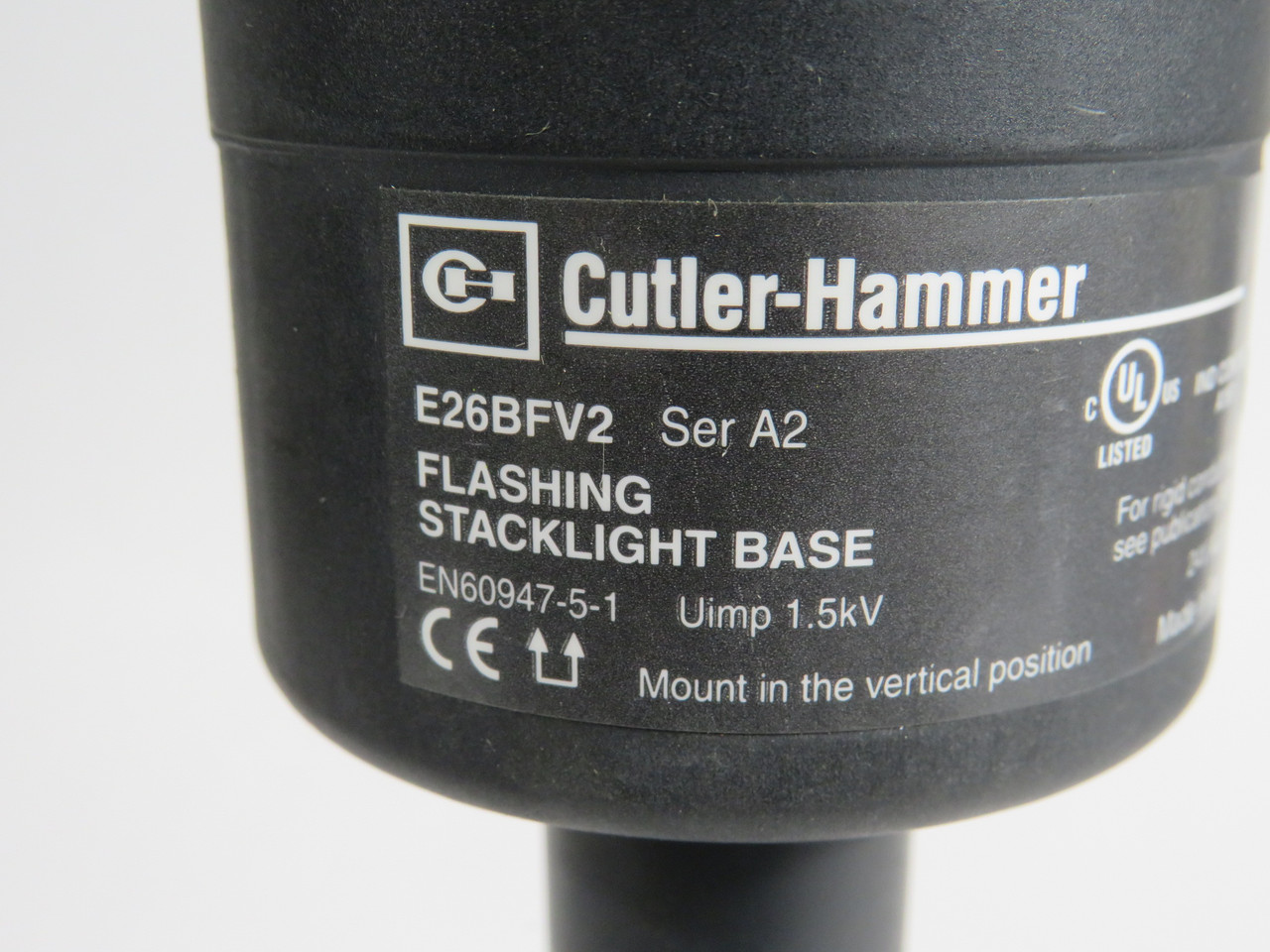 Cutler-Hammer E26X9JUF9642W-V2 Flashing Stacklight Assembly *Cosmetic Dmg* USED