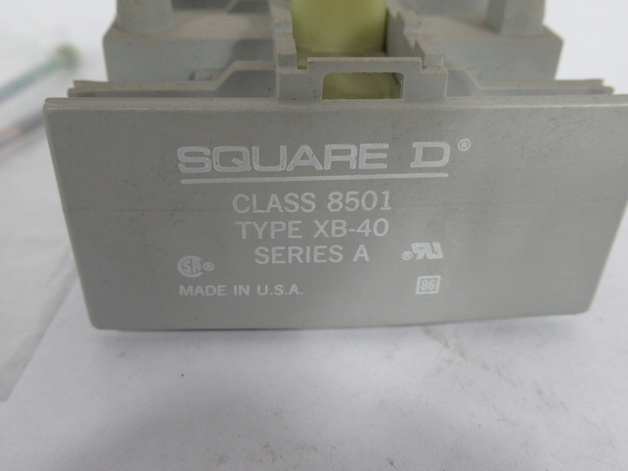 Square D 8501-XB40 Series A Universal Adder Deck 4NO *No Label on Box* NEW