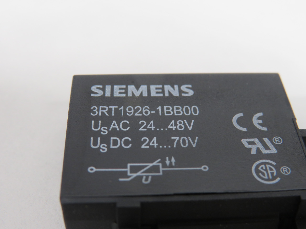 Siemens 3RT1926-1BB00 Surge Suppressor 24-48VAC 24-70VDC NEW