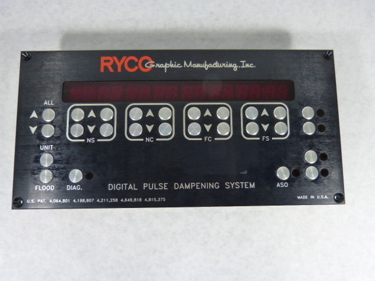 Ryco Graphic Manufacturing 150A-211-2 Digital Pulse Dampening System USED