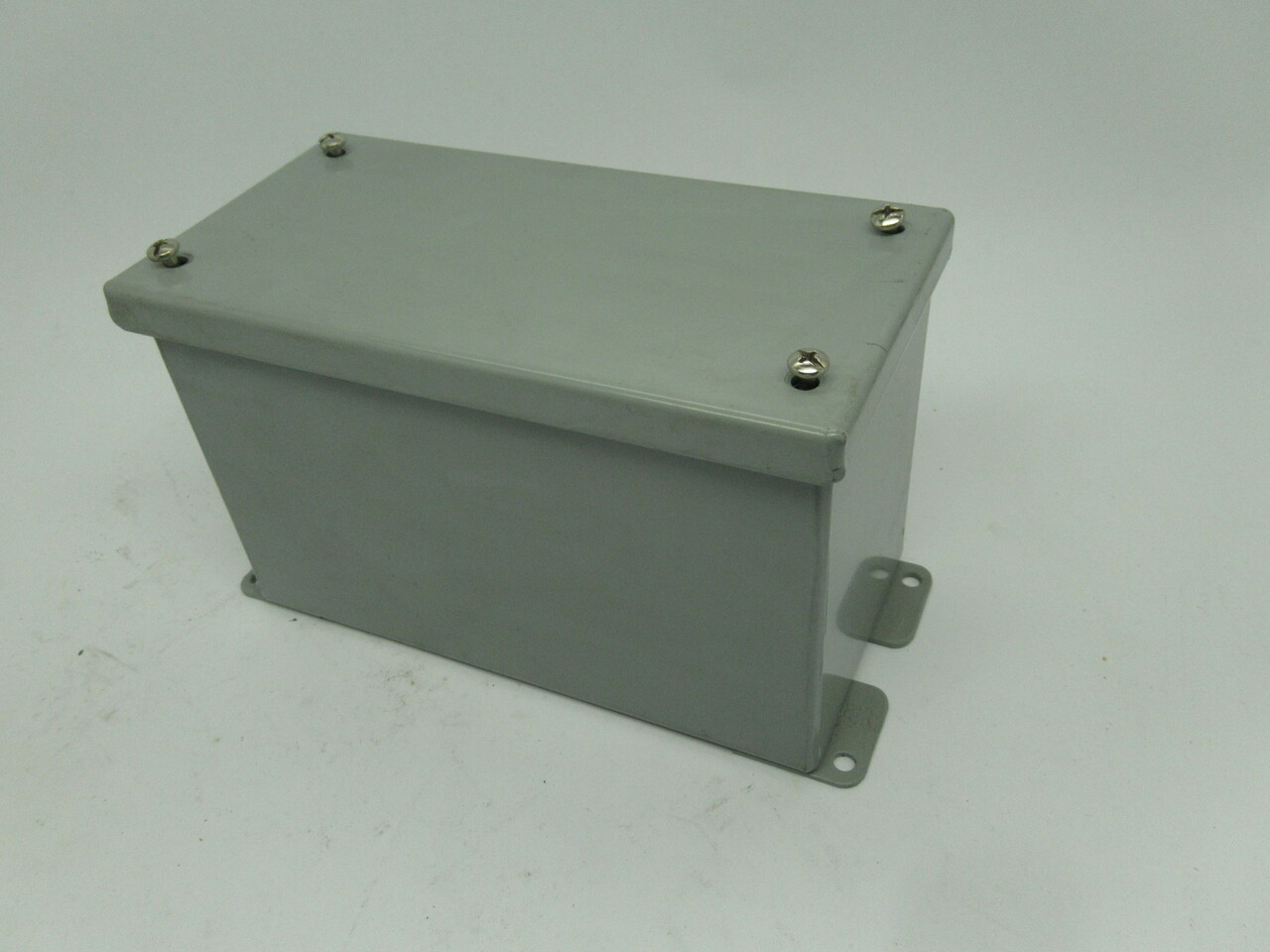 Hammond 1438C Mild Steel Junction Box Extra Deep Encl. Type 12  8"x4"x4.75" NOP