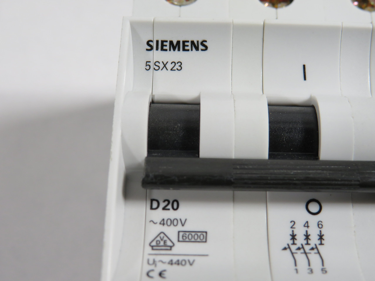 Siemens 5SX2320-8 Circuit Breaker 20A 400V 3-Pole D20 4-Pack NEW