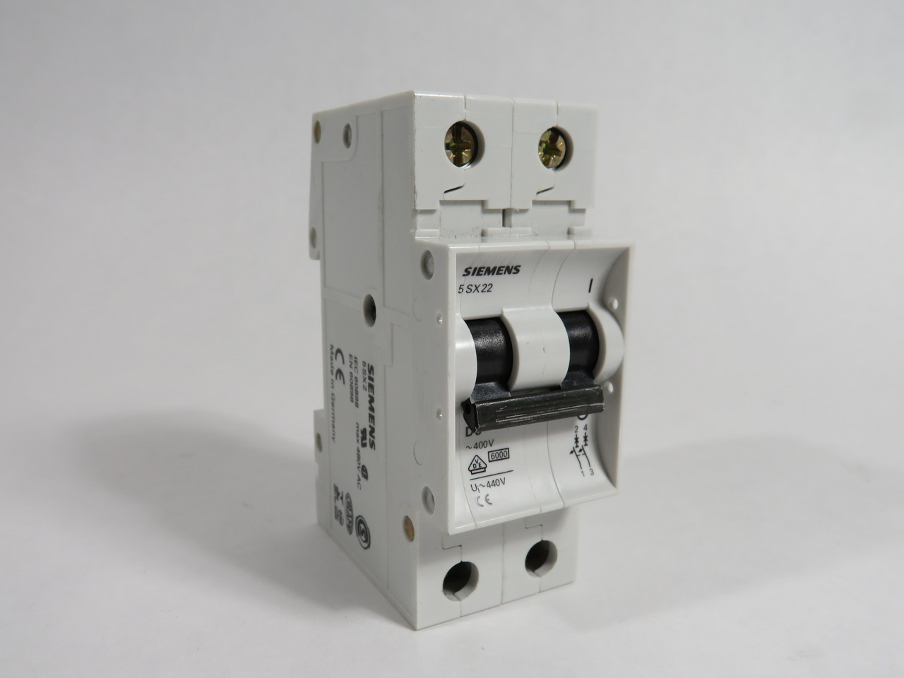 Siemens 5SX2203-8 Circuit Breaker 3A 400V 2-Pole D3 6-Pack NEW