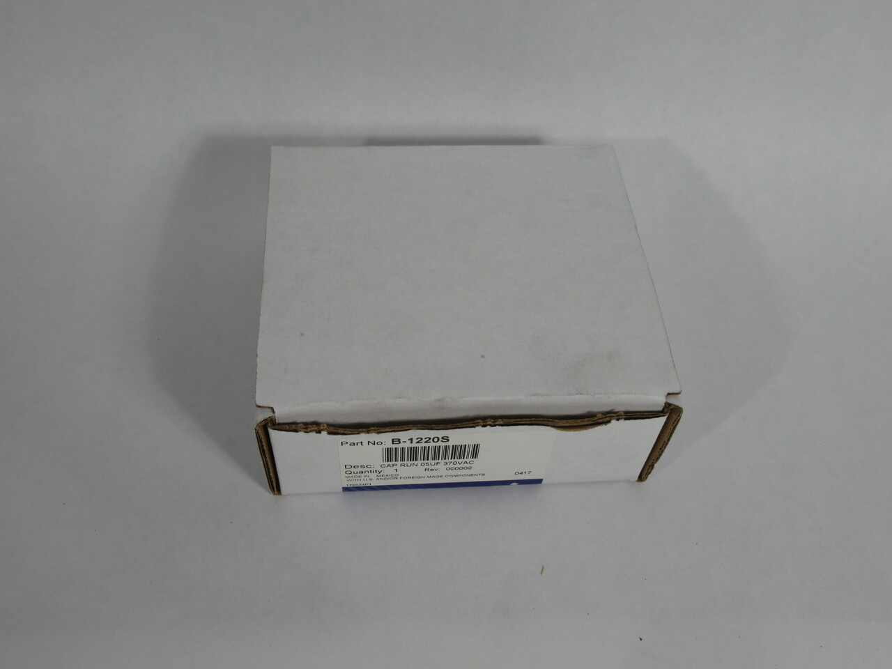 CDE B-1220 Oval Capacitor 5MFD 370VAC 50/60Hz NEW