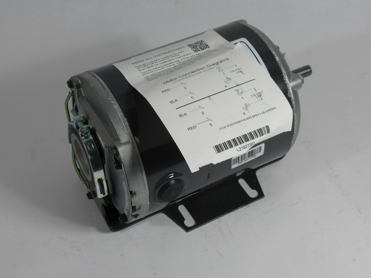 US Motors 1/2HP 1725RPM 115V Open 1ph 8A 60Hz NEW