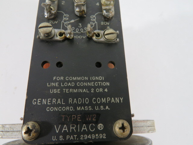 Variac W2 120V 2.4A 60-60Cycles Power Supply USED