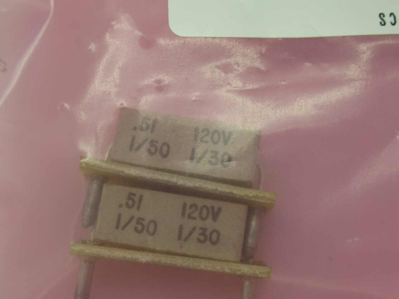 KB Electronics 9834 Plug In Resistor 240V .51Ohms *Lot of 2* NWB