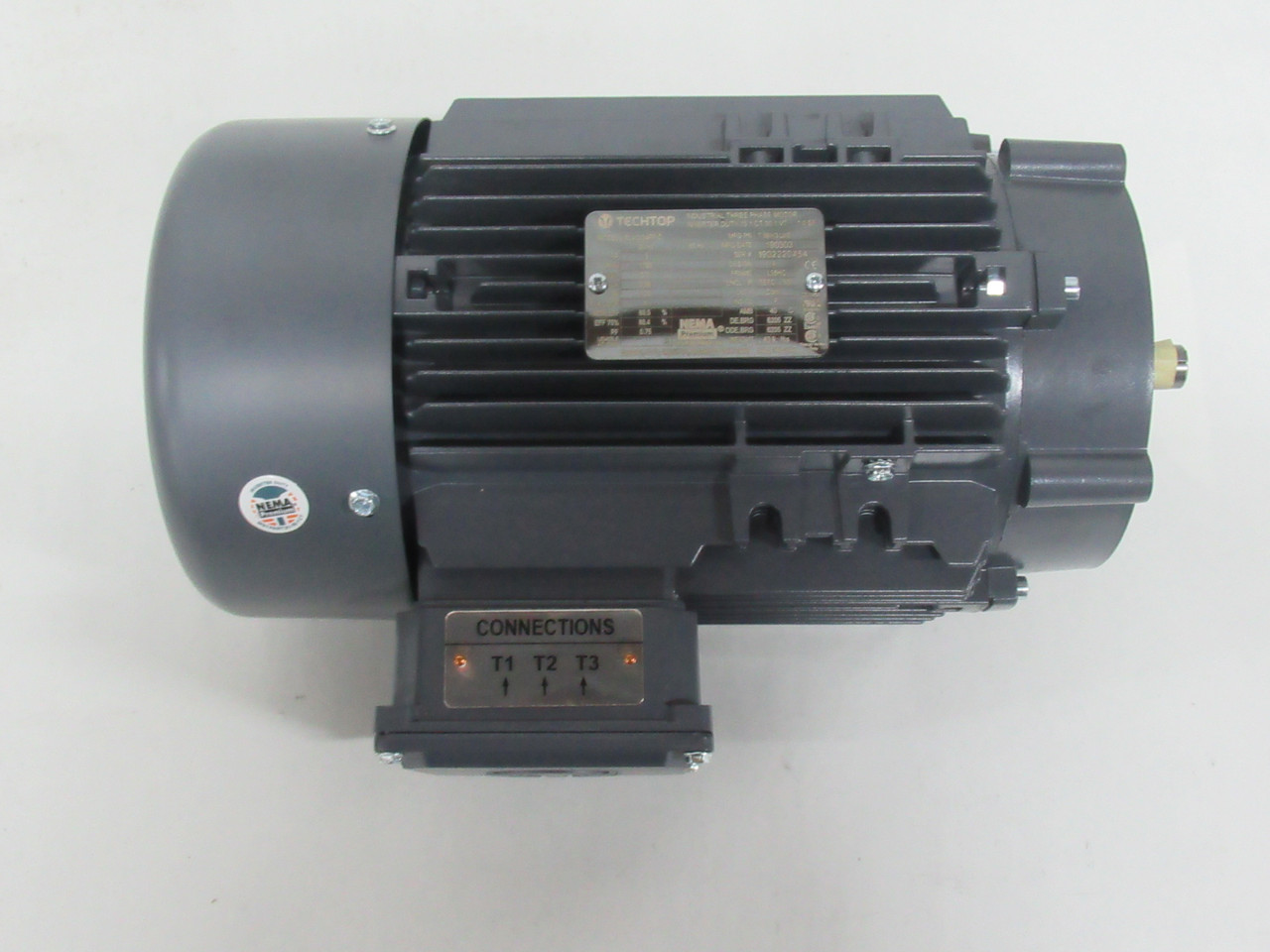 Techtop 3HP 1730RPM 575V L56HC TEFC 3ph 3.29A 60Hz NEW
