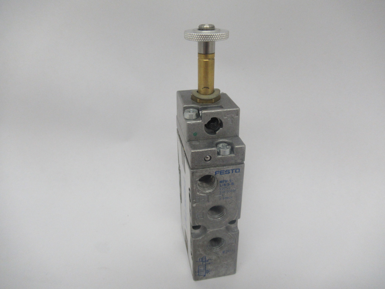 Festo 19759 MFH-5-1/8-S-B Solenoid Valve 1-10 bar 2-10 bar G1/8 750l/min USED