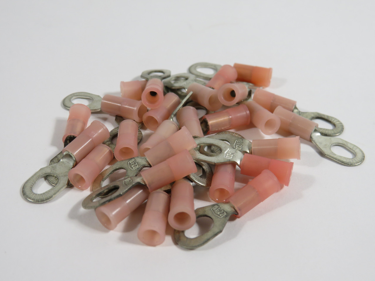 Generic Insulated Ring Tongue Terminal 22-18AWG #6-8-10 Stud Lot of 27 NOP