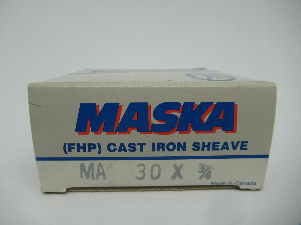 Maska MA30X3/4 Fixed Bore Sheave 3/4" Bore Cast Iron NEW