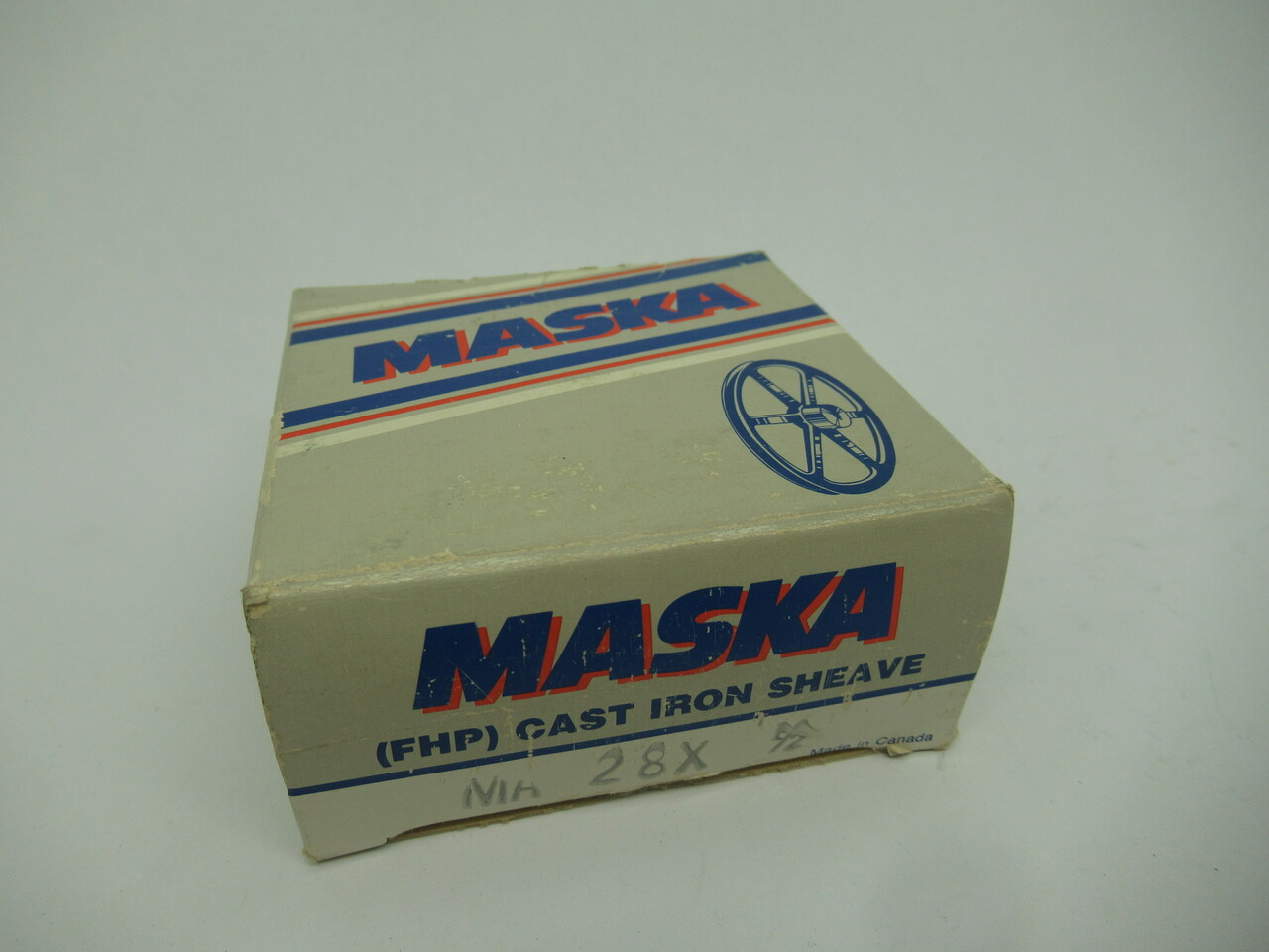Maska MA28X1/2 Fixed Bore Sheave 1/2" Bore Cast Iron NEW