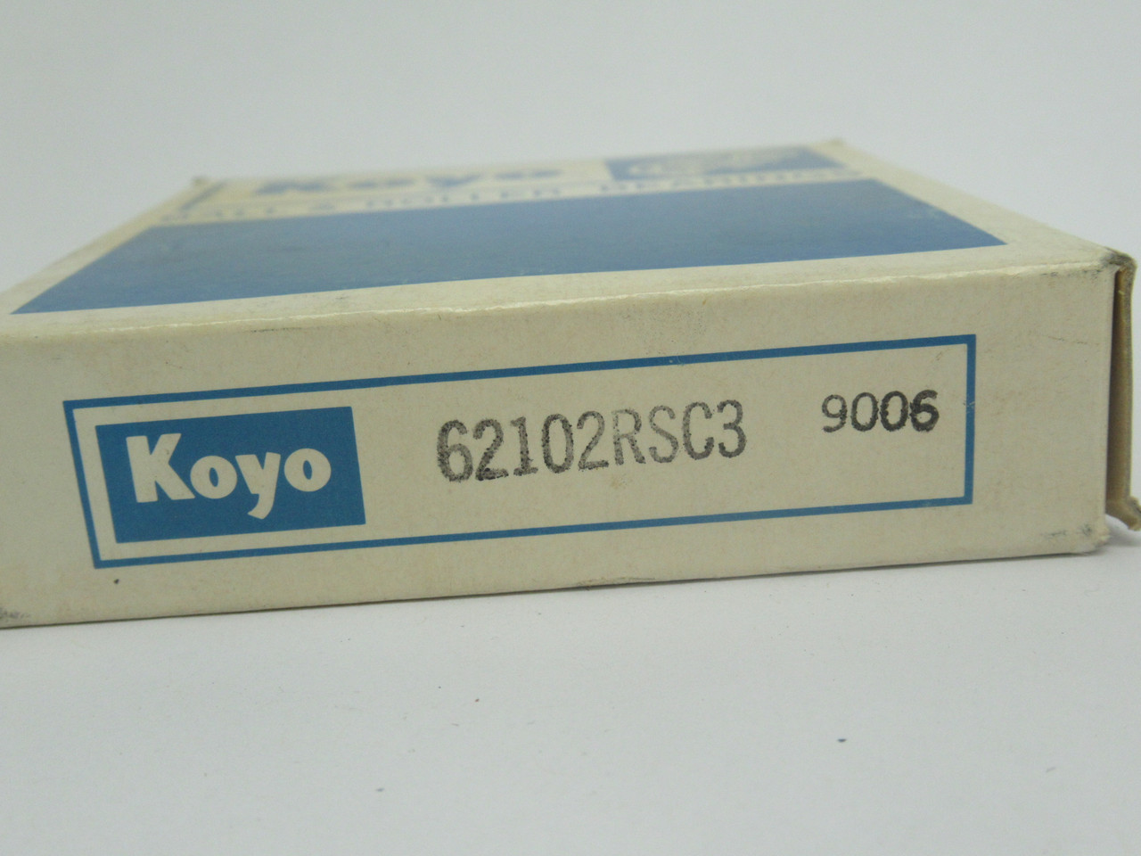 Koyo 62102RSC3 Ball Bearing Deep Groove 50mm Bore 90mm OD 20mm Width NEW