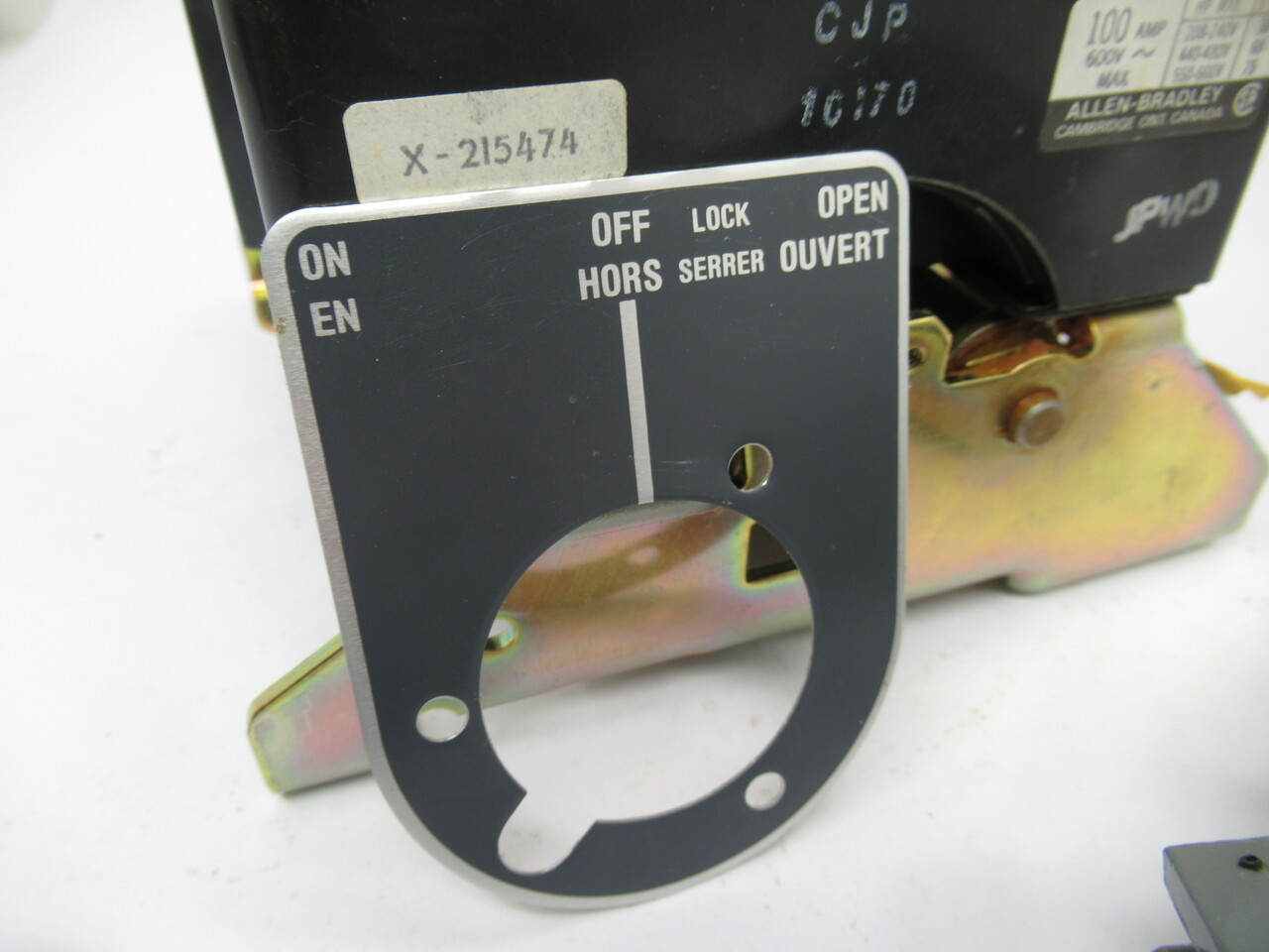 Allen-Bradley 1494R-N100 Disconnect Switch Kit 100A Non-Fused NEW