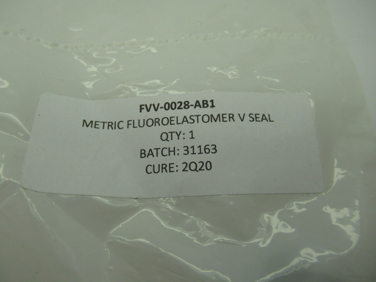 Generic FVV-0028-AB1 Metric Fluoroelastomer V Seal 31163 2Q20 NWB