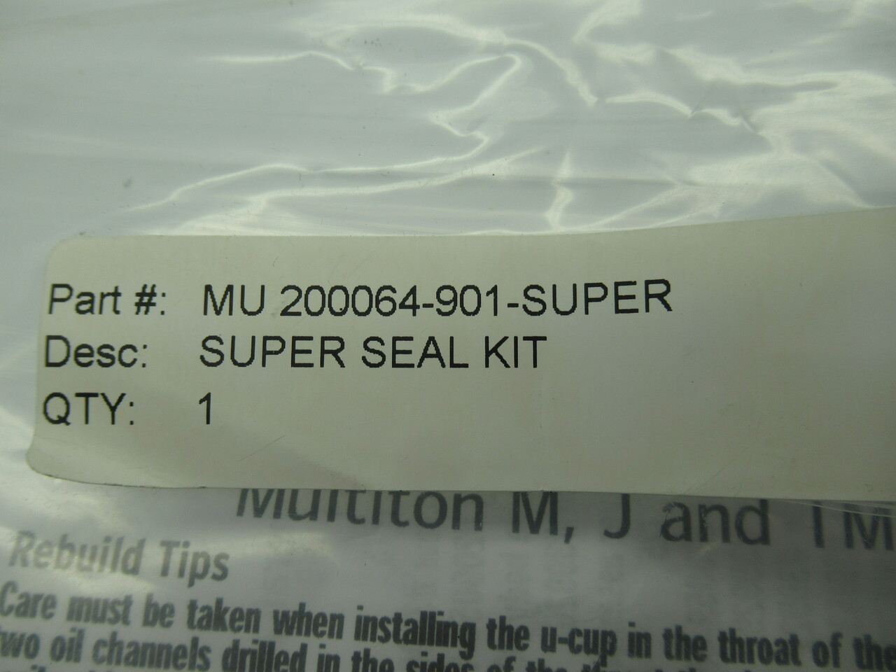 GPS MU 200064-901-SUPER Super Seal Kit NWB