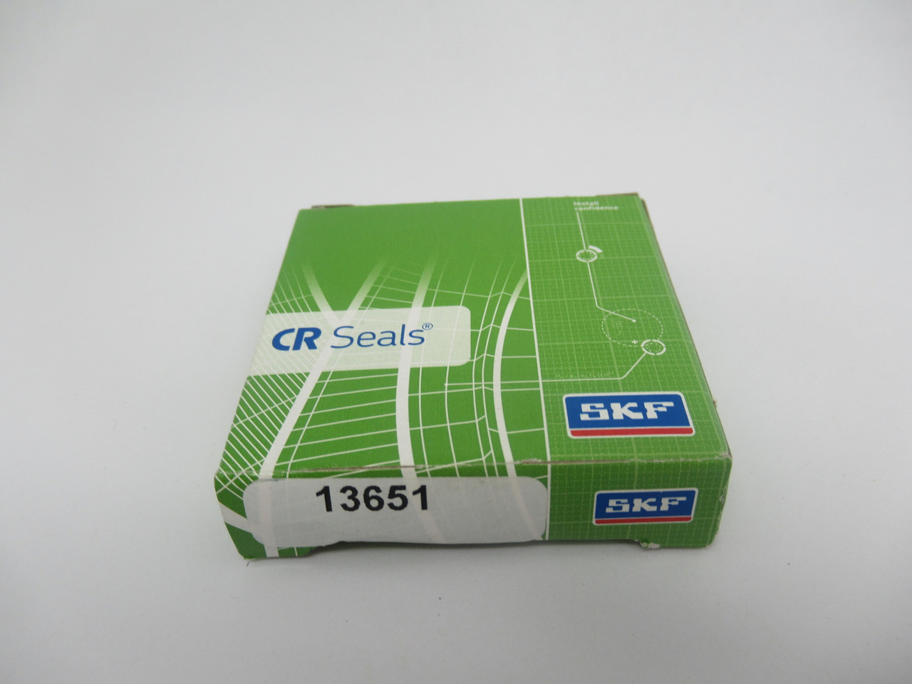 SKF 13651 Grease Seal 1.3750" Shaft 2.1250" OD 0.3130" Width Double Lip NEW
