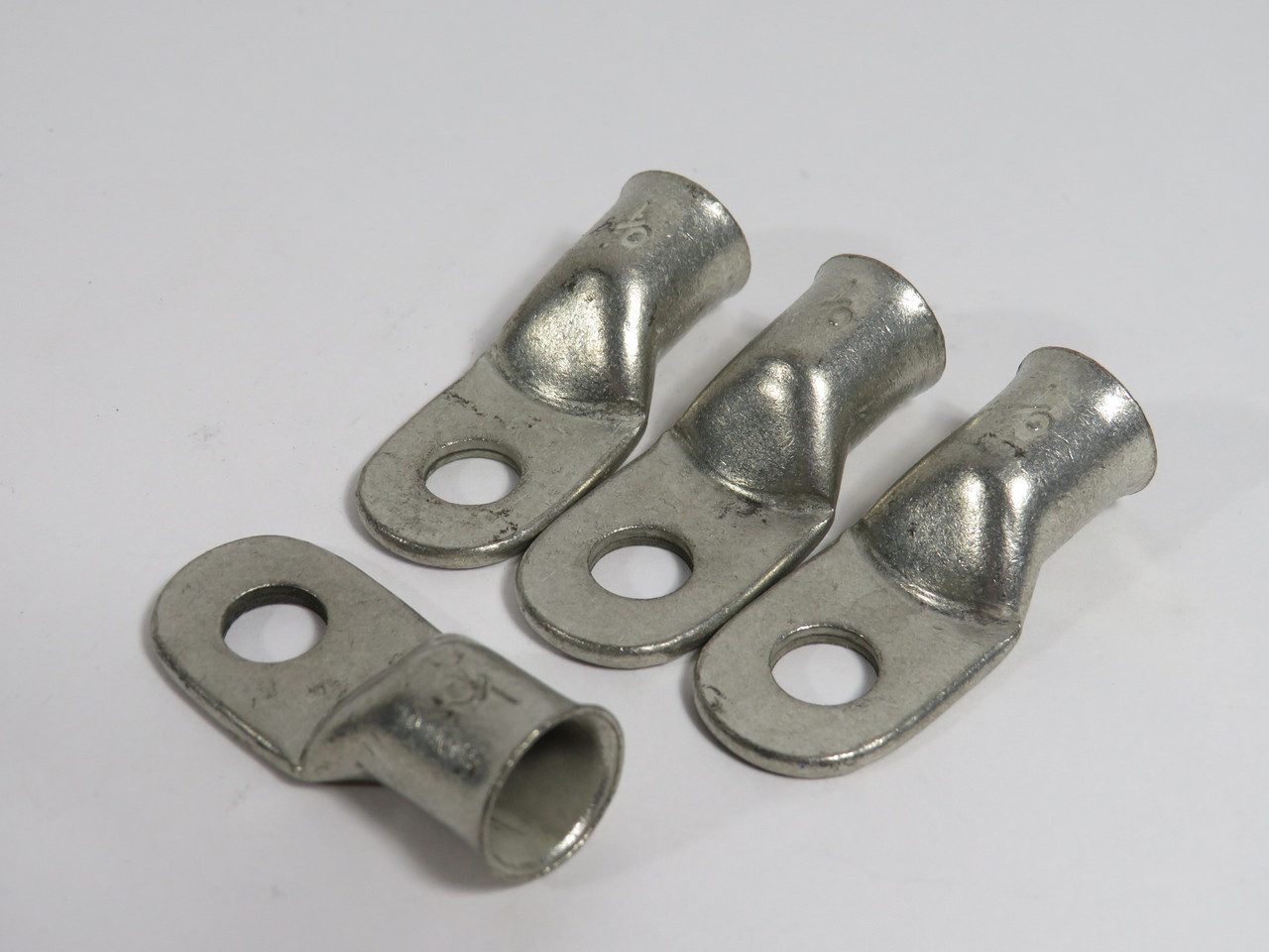 Generic Heavy Duty Ring Terminal Cable Lug 1/0AWG 5/16" M8 Stud Lot of 4 NOP