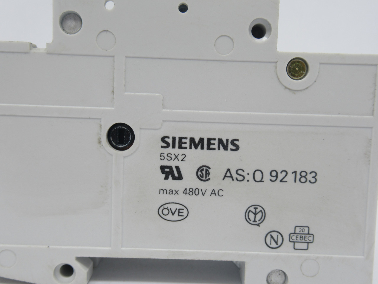 Siemens 5SX2232-7 Circuit Breaker C32 2-Pole 32A 480VAC 5-Pack SHELF WEAR NEW