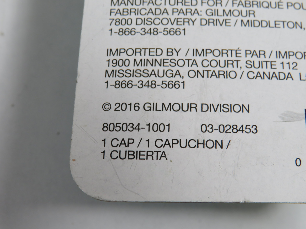 Gilmour 805034-1001 Brass Hose Cap 4.75x2.8x1/2" 2-Pack NEW