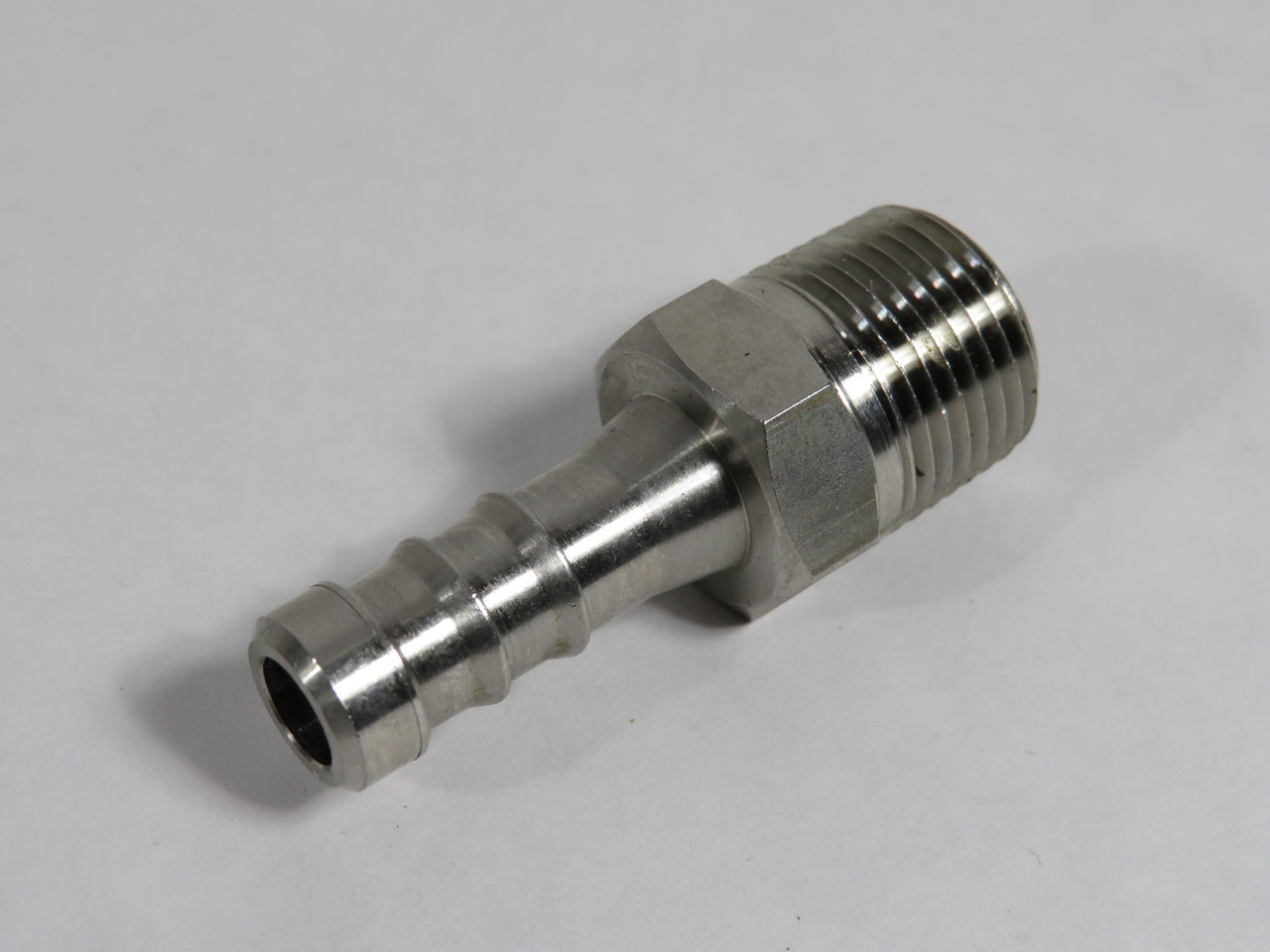 Generic Steel Barb Fitting 3/8" Hose ID x 3/8" Male NPT Lot of 2 NOP