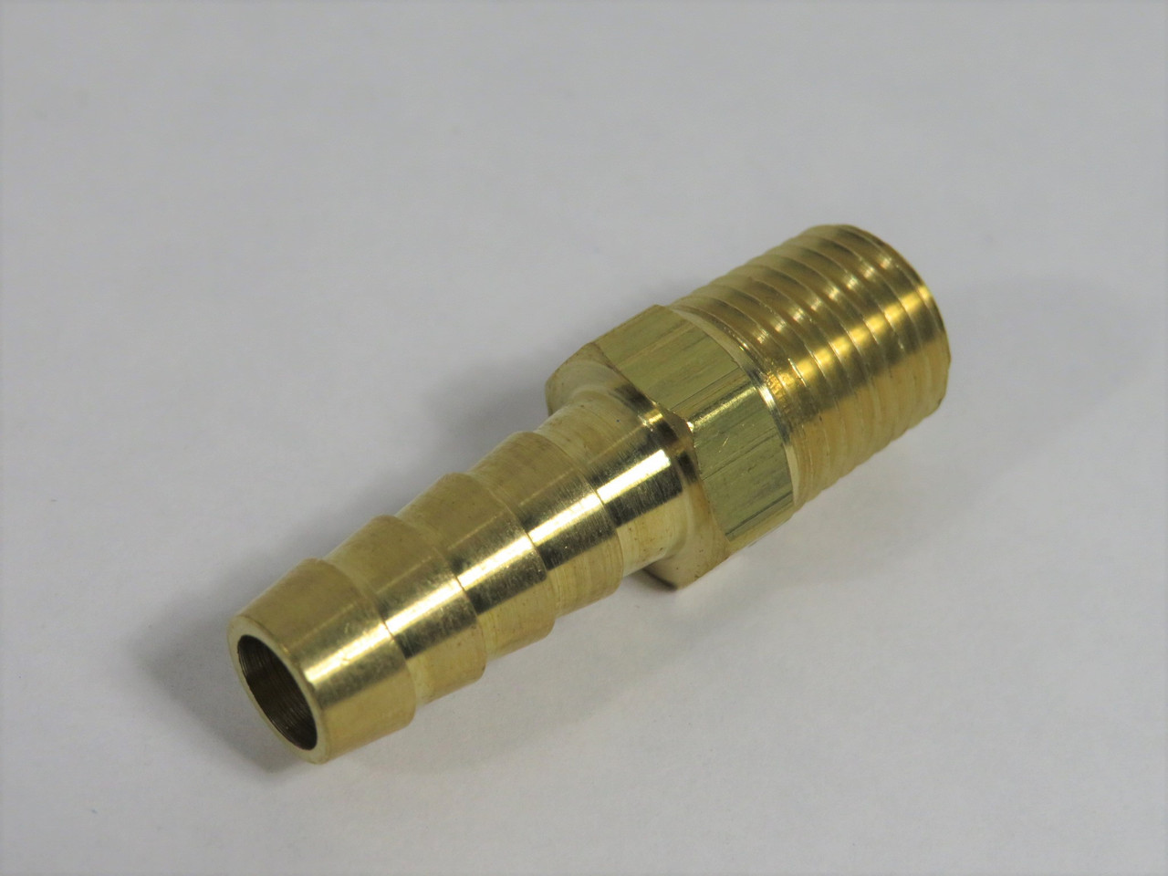 Generic Brass Barb Fitting 3/8" Hose ID x 1/4" Male NPT Lot of 2 NOP