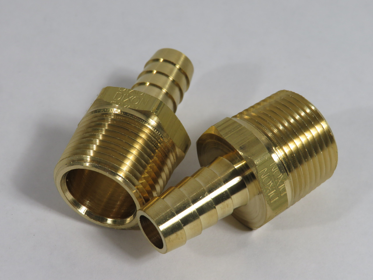 Dixon 1020812C Brass Barb Fitting 1/2" Hose ID x 3/4" Male NPT Lot of 2 NOP