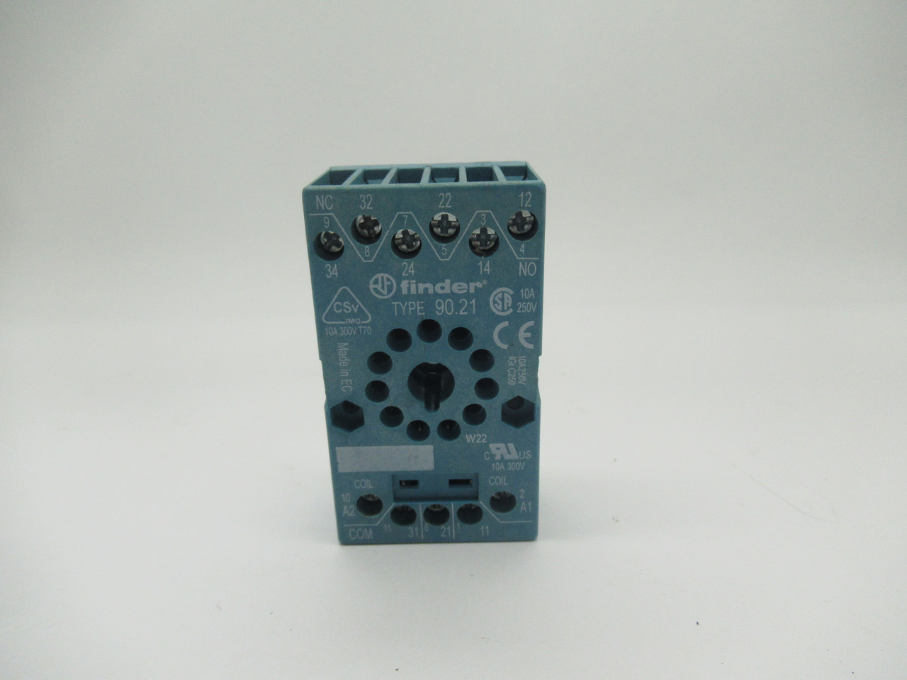 Finder 90.21 Relay Socket 10A 250V 90 Series USED