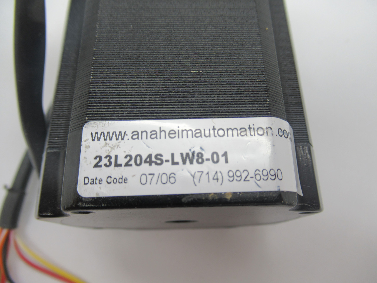 Anaheim Automation 23L204S-LW8-01 Stepper Motor 0.7RM 7.07V 28mH CUT CABLE USED