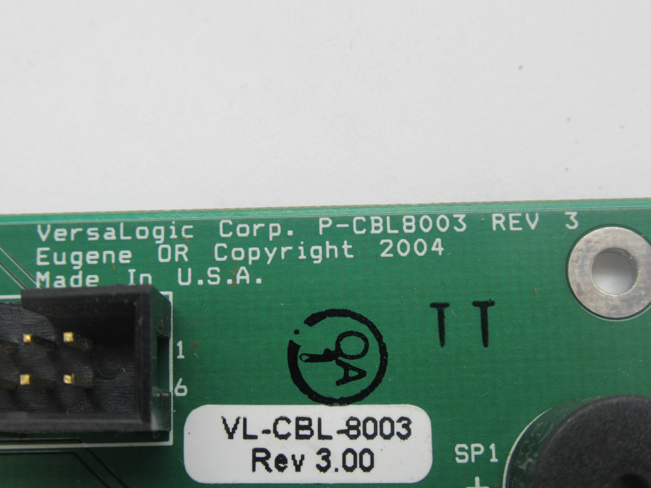VersaLogic P-CBL8003 Connector Board NOP