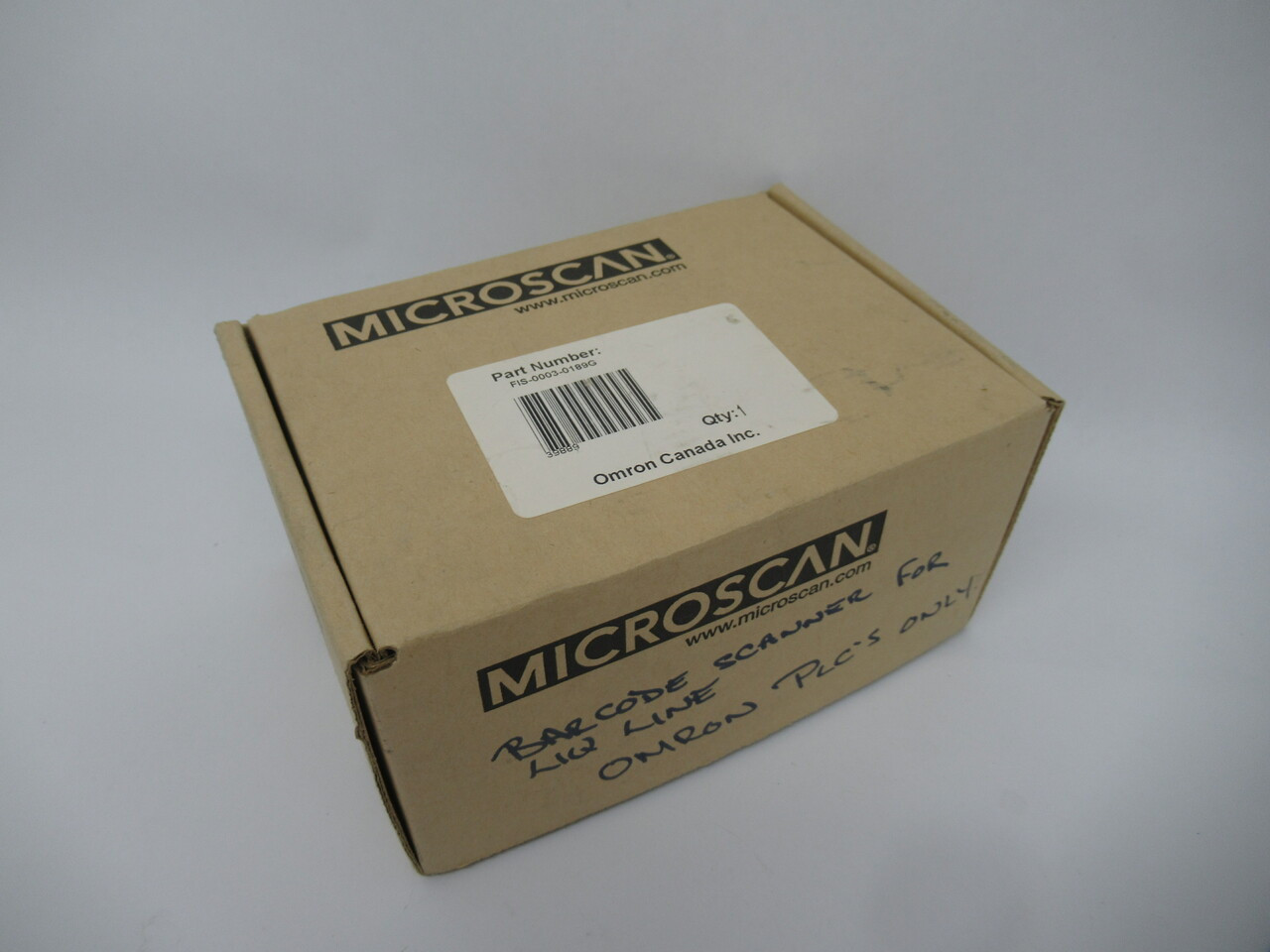 Microscan FIS-0003-0189G Fixed Barcode Scanner 5VDC 2W NEW