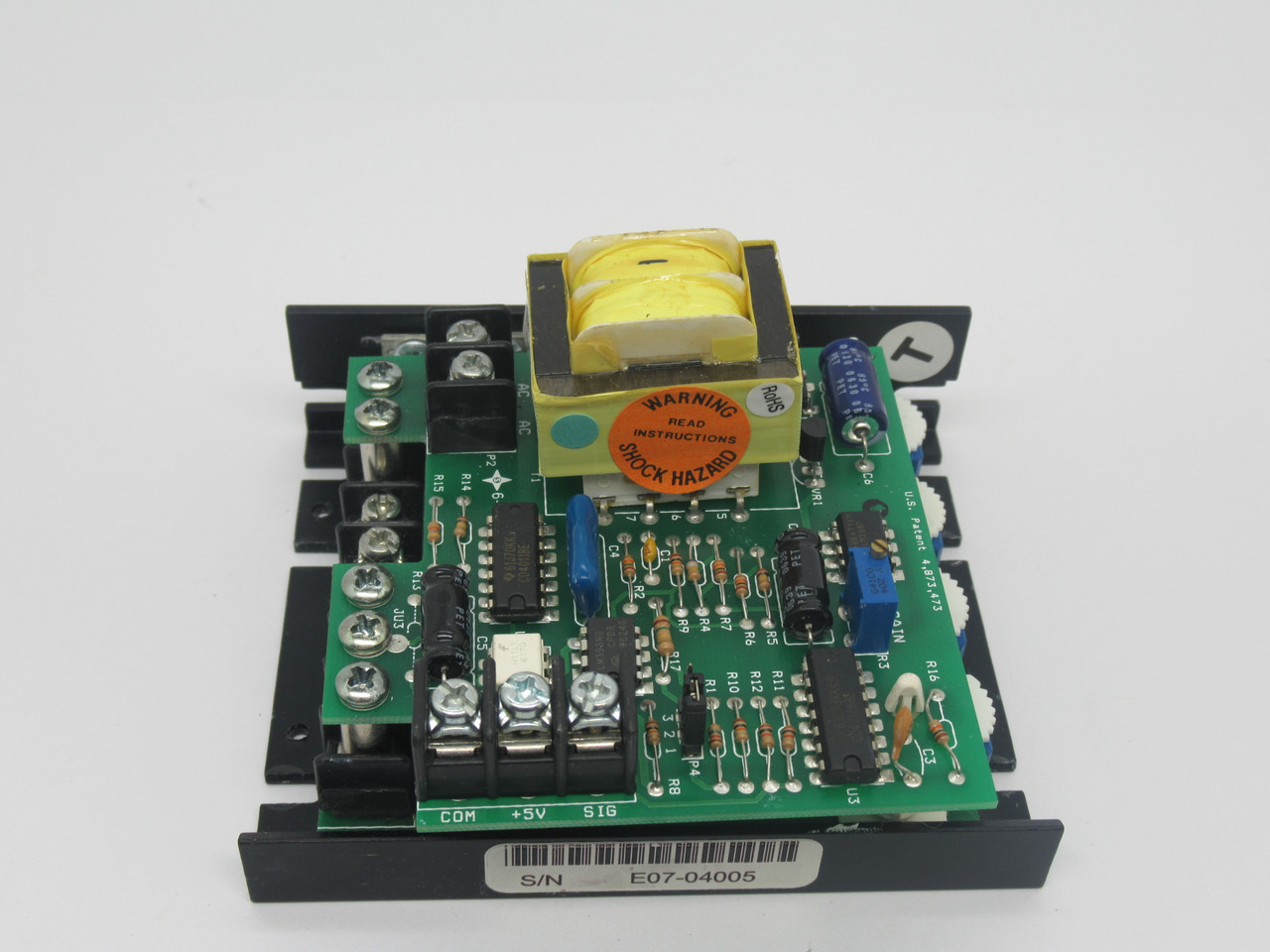 Dart Control 125DV-C-Z2016 Speed Control Drive 120-240VAC 50/60Hz 5.5Amp USED