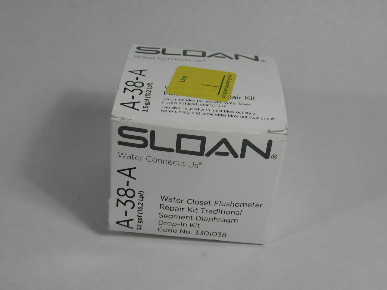 Sloan A-38-A Water Closet Flushometer Repair Kit *DAMAGED BOX* NEW