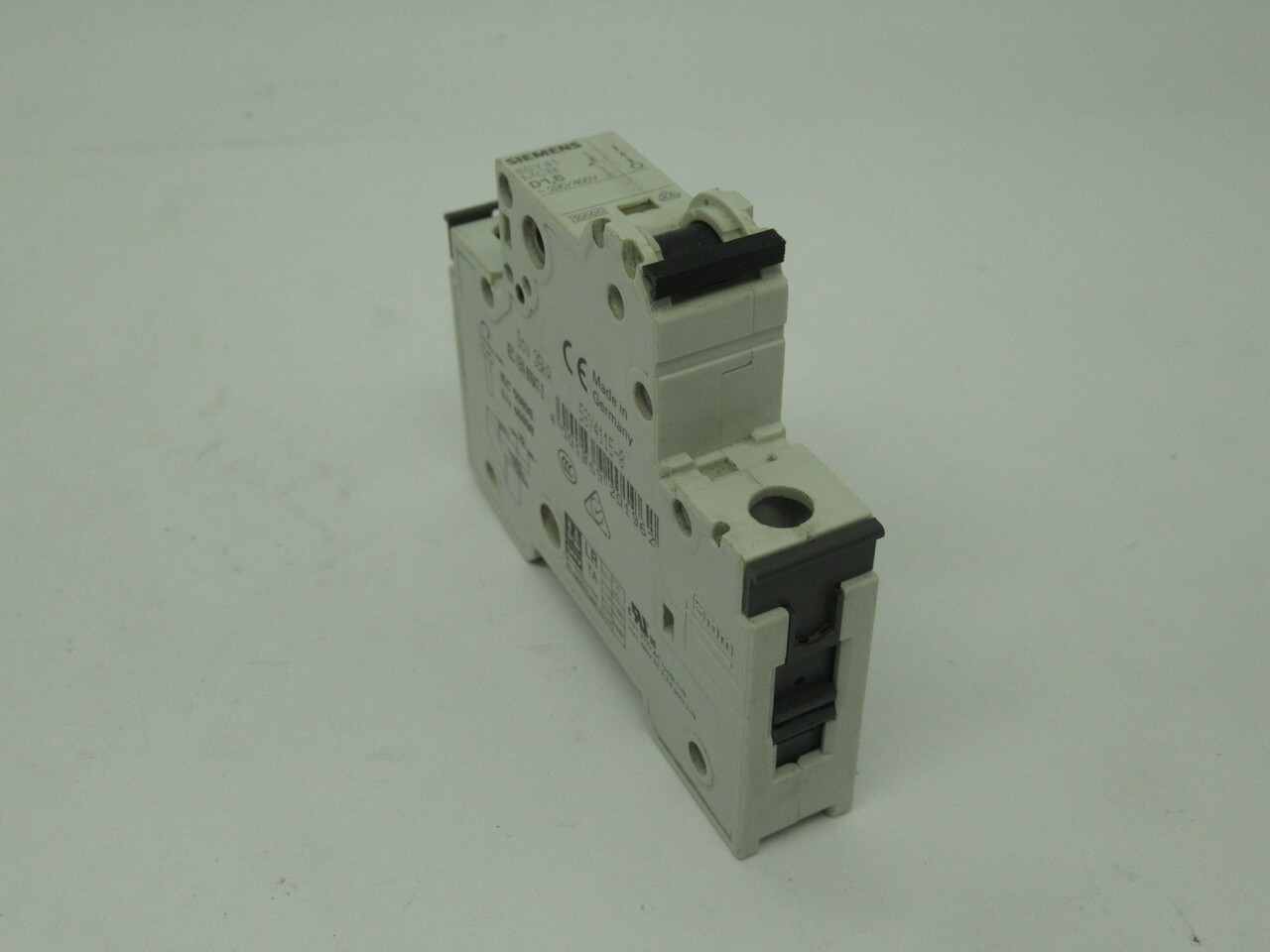 Siemens 5SY4115-8 Circuit Breaker 1.6A 230/400V 1-Pole USED