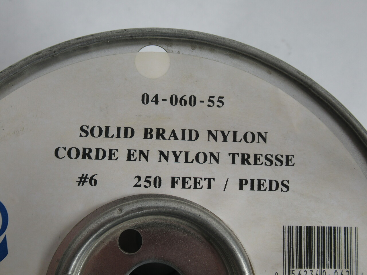 Cancord 04-060-55 Solid Braid Nylon Rope 3/16" Dia. #6 *PORTIONS CUT* NOP